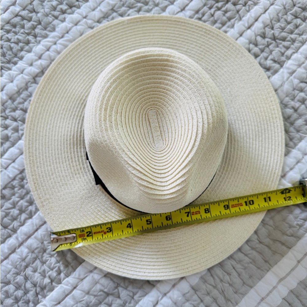 HBY Miami White and Black Women's Fedora, Size S/M - Picture 5 of 5